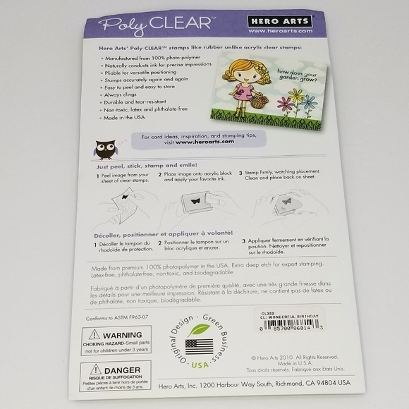 Hero Arts New and Lightly Used Clear Photopolymer Stamp Sets- Flowers~ Birthday~ - Picture 9 of 16